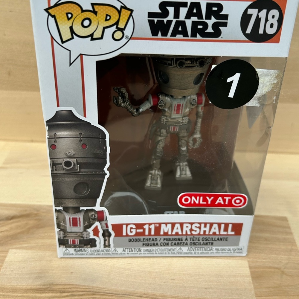 Funko Pop Star Wars IG-11 Marshall 718 The Mandalorian Target Exclusive Figure